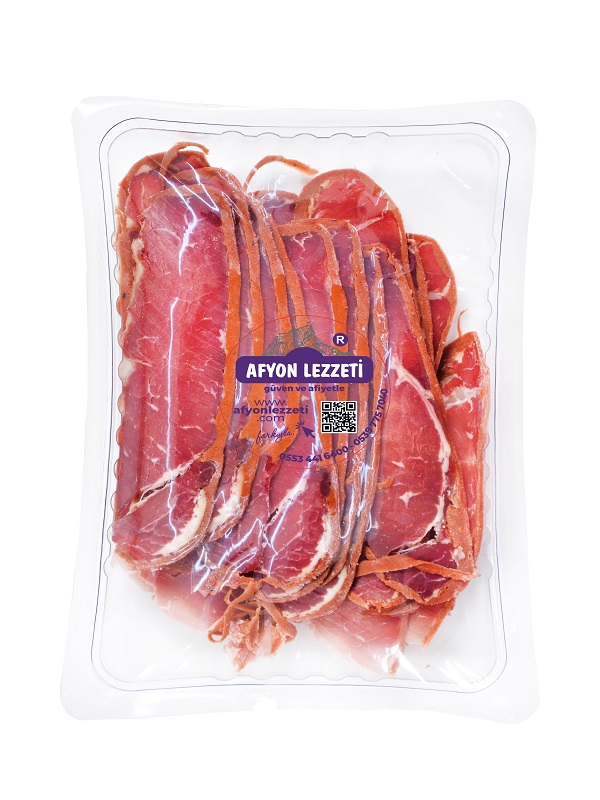 Afyon Lezzeti Geleneksel Çemenli Kasap Pastırma 250 Gr - 3